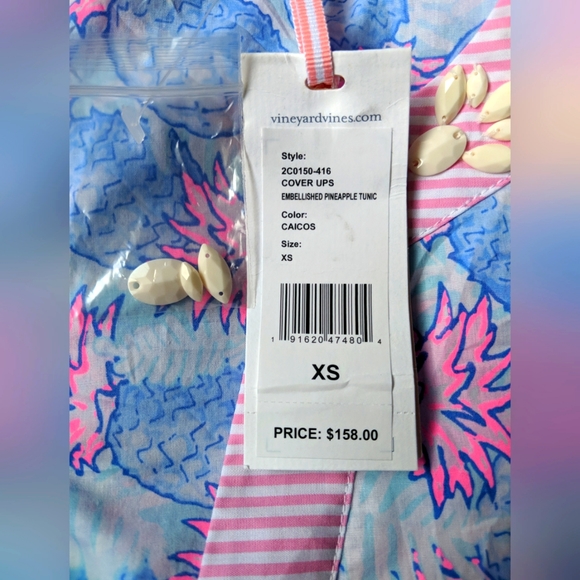 NWT Vineyard Vines Cover Up Dress Size XS NEW MSRP $158 U - Picture 8 of 9